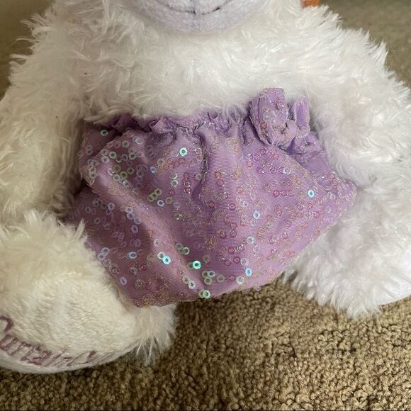 Ballet Cuddly Bear with Sequin Tutu and Bow “Curtain Call” - Picture 7 of 9
